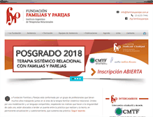 Tablet Screenshot of familiasyparejas.com.ar